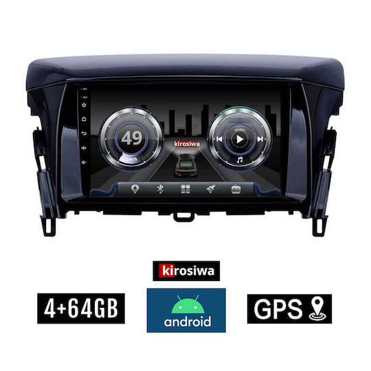 Kirosiwa Auto-Audiosystem für Mitsubishi Eclipse Cross / Einkaufszentrum 2018+ (Bluetooth/USB/WiFi/GPS) mit Touchscreen 9"