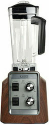 Karni Comercial Blender 2kW Lemn Brown cu Capacitatea Canii 2lt 18x21x51cm