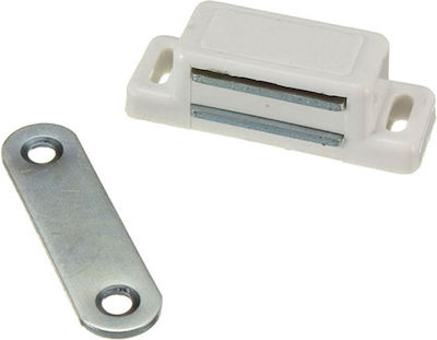 Herran Plastic Cabinet Hinge Λευκό 2pcs