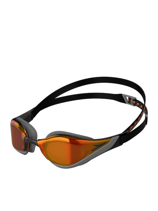 Speedo Fastskin Pure Focus Swimming Goggles Adults with Anti-fog Lenses Black