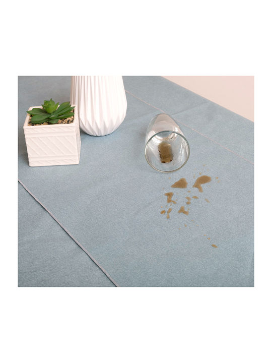 Viopros Checkered Stain Resistant Diana Petrol 80x80cm