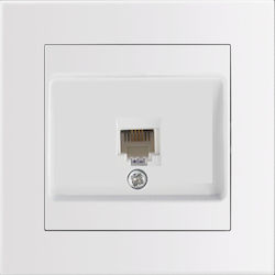 Entac ERWPS-ARN-W Telefonsteckdose mit Rahmen Entac ERWPS-ARN-W Telefonsteckdose mit Rahmen