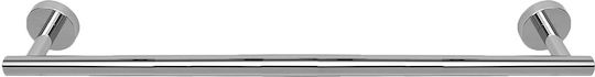 Pam & Co Single Wall-Mounted Bathroom Rail ​60x5cm Inox Silver