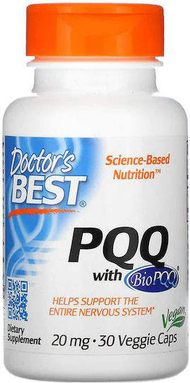 Doctor's Best PQQ with BioPQQ 20mg Ειδικό Συμπλήρωμα Διατροφής 30 φυτικές κάψουλες