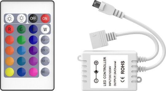 Spot Light Ασύρματο RGB Controller με Τηλεχειριστήριο Χειρός 6558