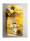 Palamaiki Sheet Set Single Fitted Cotton AEK7 Yellow 110x200cm 3pcs