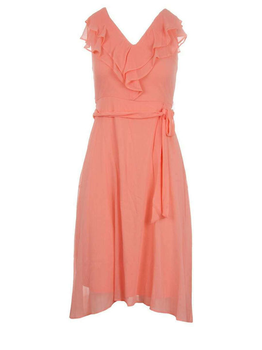 DKNY Summer Mini Dress Orange