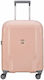 Delsey Clavel Cabin Travel Suitcase Hard Pink w...