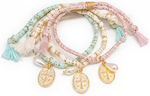 Αφήτεχνο Christening Charm Bracelet Multicolour 50pcs (Various Designs)