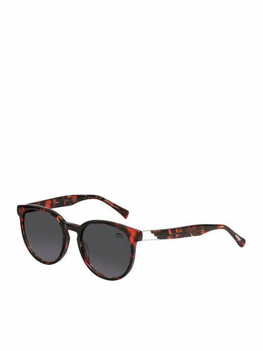 Slazenger Herren Sonnenbrille mit Gray Kunststoff Gestell und Schwarz Linse