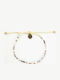 Synchronia Damen Armband aus Kabel mit Perlen