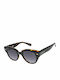 Slazenger Damen Sonnenbrille mit Braun Schildkröte Kunststoff Gestell und Schwarz Linse