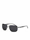 Slazenger Herren Sonnenbrille mit Gray Metall Gestell und Schwarz Linse