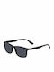 Slazenger Herren Sonnenbrille mit Schwarz Kunststoff Gestell und Schwarz Linse