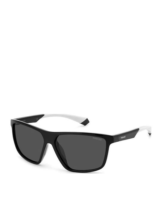 Polaroid Men's Sunglasses with Beige Horn-Rimme...