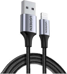 Ugreen US199 Braided USB to Lightning Cable Μαύρο 1m (60156)