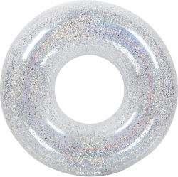 Sunnylife Glitter Inflatable Floating Ring White with Glitter