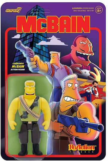 Φigură de acțiune The Simpsons: McBain Commando pentru copii de 15+ ani ani 10cm cm