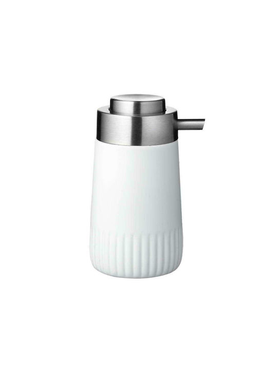 Soap Dispenser Plissé 977300 8x14,5cm White Sodahl Stainless Steel