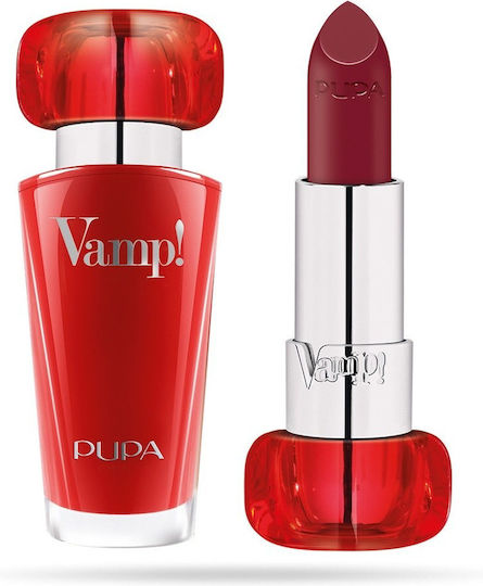 Pupa VAMP Extreme Colour Κλασικό Κραγιόν Satin 300 Scarlet Bordeaux 3.5gr