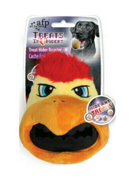 All For Paws Treat Hider Rooster Плюшена Игра Куче със Звук Medium 17εκ. Жълт 1бр