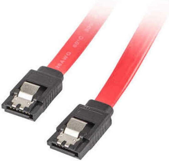 Lanberg 7-Pin SATA III to 7-Pin SATA III Cable 50cm Red (CA-SASA-14CU-0050-R)