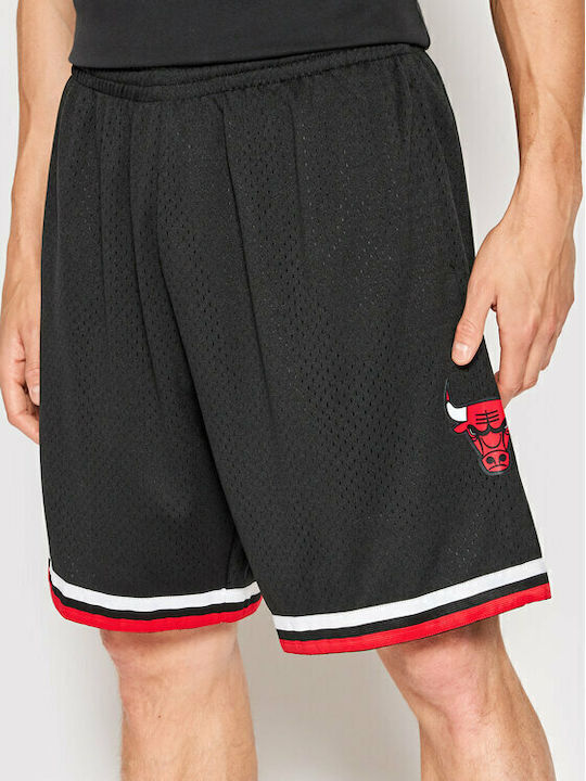 Chicago Bulls Αθλητική Ανδρική Βερμούδα Μαύρη