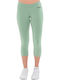 Women's Capri Training Legging Green