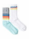 Quiksilver Swell Crew Herren Gemusterte Socken Mehrfarbig 2Pack