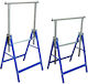 vidaXL Aluminum Painting Easel 200kg 2pcs