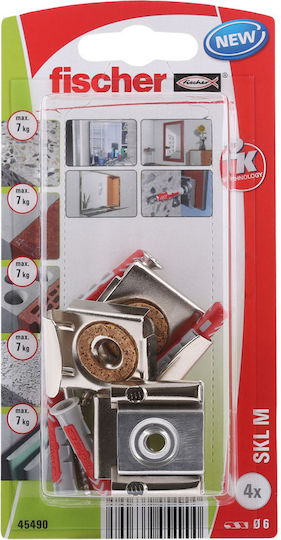 fischer Mirror Mounting Set SKL M K Support 4pcs