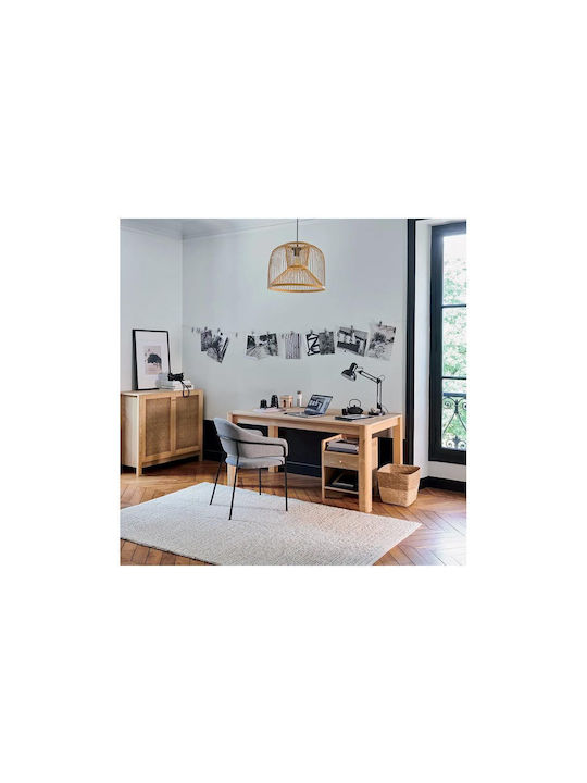 Adjustable Pendant Light Brown with Socket E27 39.5x39.5x30cm