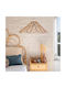 Adjustable Pendant Light Beige Bell with Socket E27 58x58x22cm