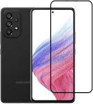 Powertech 5D Adeziv Complet Sticlă călită pe toată fața Negru (Galaxy A53) TGC-0554