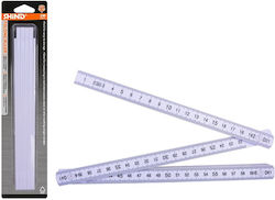 Shind 94549 Plastic Folding Ruler 2m