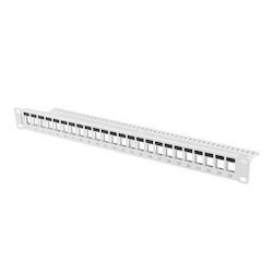 Lanberg Patch Panel Keystone for Rack 1U 19" with 24 Ports Gray Lanberg Patch Panel Keystone for Rack 1U 19" with 24 Ports Gray