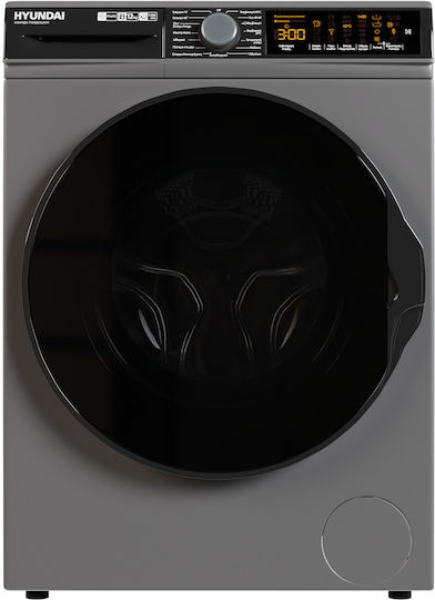 Hyundai Πλυντήριο Ρούχων 12kg με Τεχνολογία Ατμού 1400 Στροφών Inverter Motor