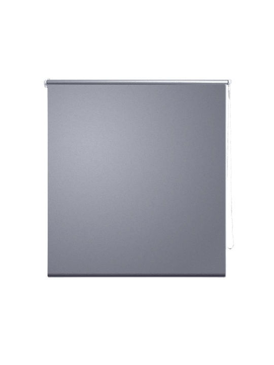 vidaXL Ρόλερ Σκίασης Total Blackout Gray Π160xΥ230cm 240180