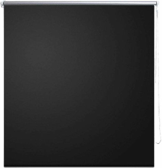 vidaXL Total Blackout Roller Blinds P140xH230cm 240174 Black