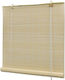 vidaXL Beschattungsrollo Bamboo in Braun Farbe L120xH160cm