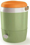 Adriatic Βρυσάκι Container with Faucet Thermos Plastic Green/Orange 6lt with Handle and Mouthpiece 9006/SA