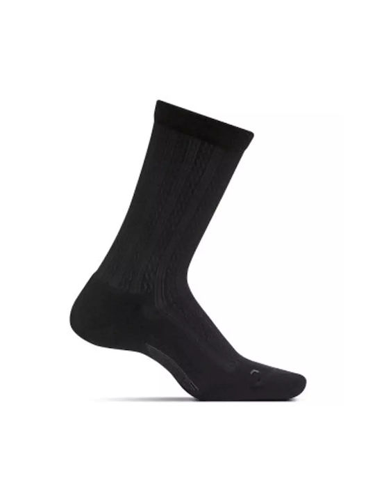 Feetures Texture Ultra Light LW15001 Αθλητικές Κάλτσες Μαύρες 1 Ζεύγος