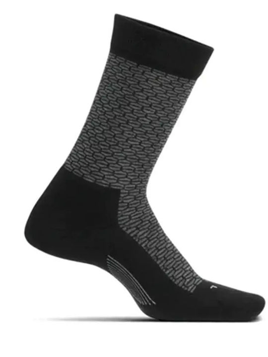 Feetures Hextex Cushion LW10335 Sportsocken Schwarz 1 Paar