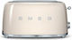 Smeg Toaster 2 Schlitze 1500W Beige