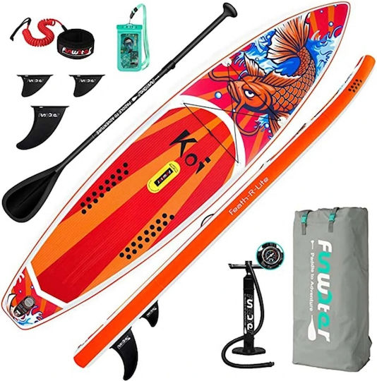 Funwater Koi 11′6″ Inflatable SUP Board with Length 3.5m Red