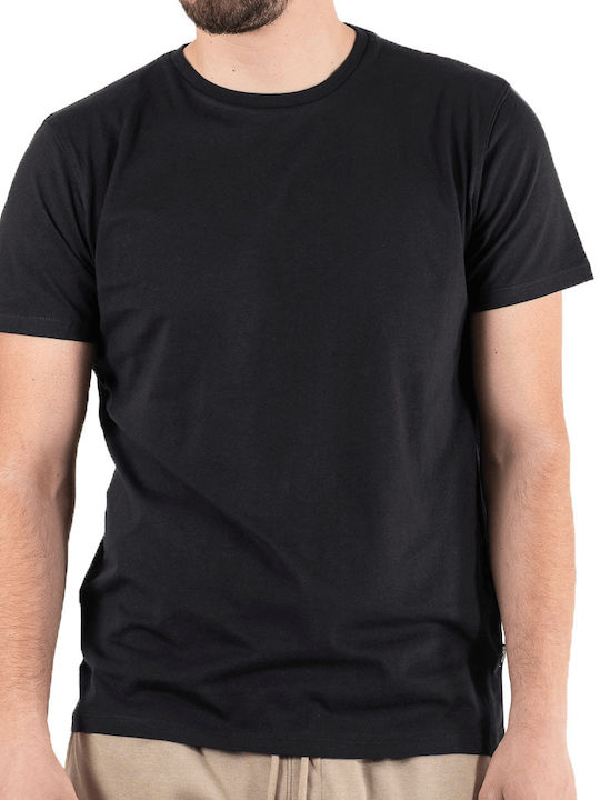 Double BA Men's Short Sleeve T-shirt Black