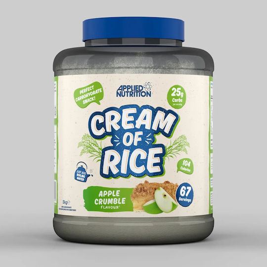 Applied Nutrition Cream Of Rice Special Food Supplement 2000gr Apple Crumble
