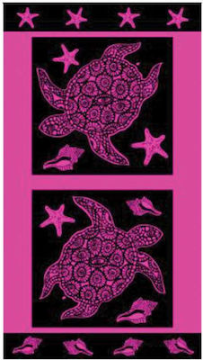 Sunshine Design 6 Beach Towel Cotton Pink 160x80cm.