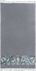 Guy Laroche Pestemal 16 Beach Towel Cotton Anthracite 170x90cm.