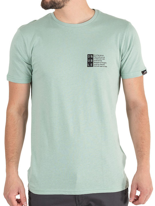 Double Men's Short Sleeve T-shirt Mint